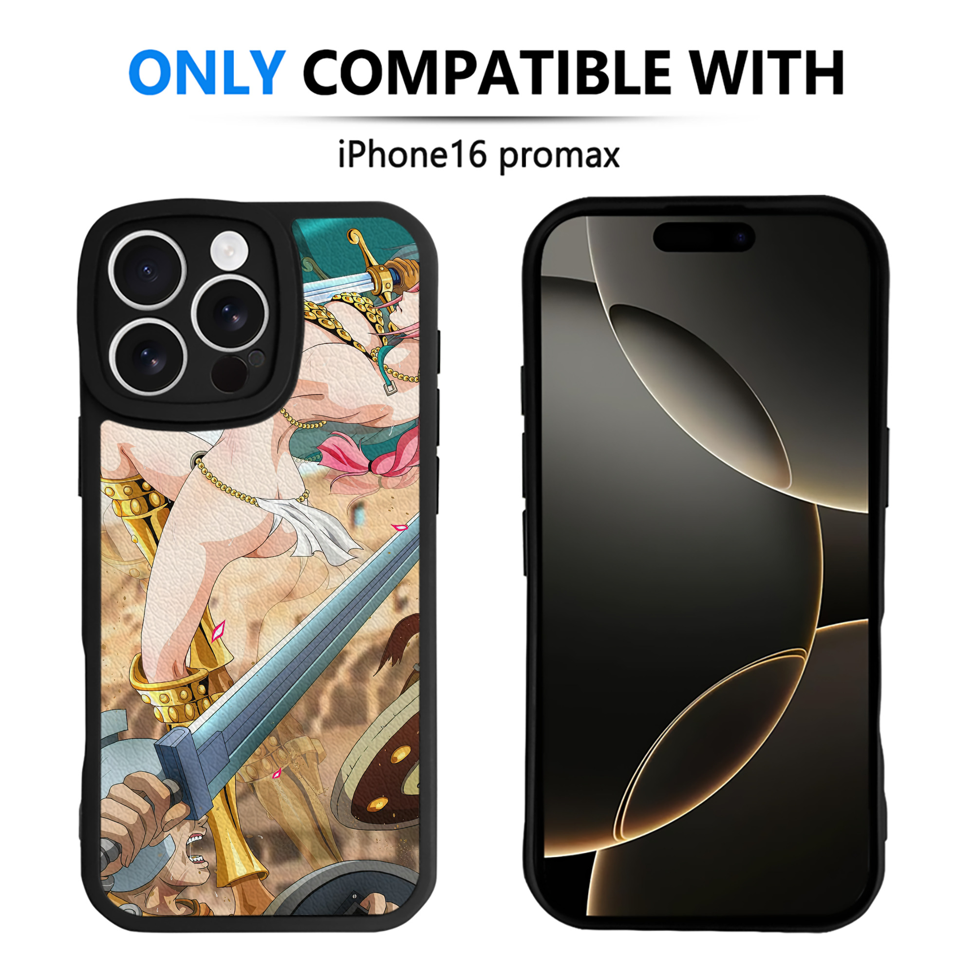 （画像用） ワンピース ONE PIECE 【iPhone 16シリーズ対応】シリコンスマホケース（レザー調） 材質：シリコン
